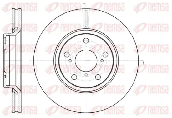 Bremsscheibe Vorderachse KAWE 61121 10 Bild Bremsscheibe Vorderachse KAWE 61121 10