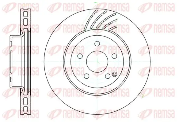 Bremsscheibe Vorderachse KAWE 61142 10