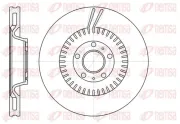 Bremsscheibe Vorderachse KAWE 61154 10