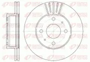 Bremsscheibe Vorderachse KAWE 61178 10