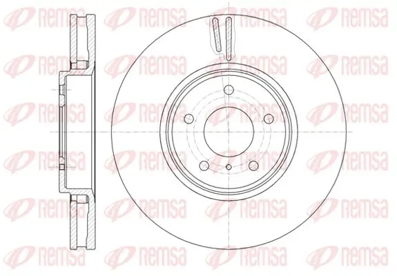 Bremsscheibe Vorderachse KAWE 61244 10