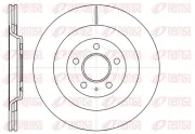 Bremsscheibe Hinterachse KAWE 61267 10