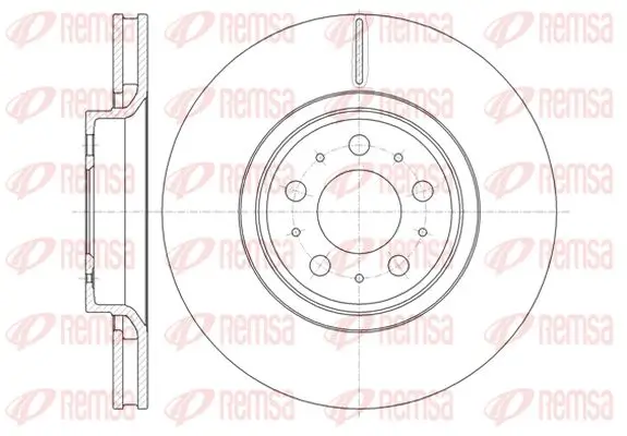 Bremsscheibe Vorderachse KAWE 61303 10