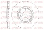 Bremsscheibe Vorderachse KAWE 61345 10