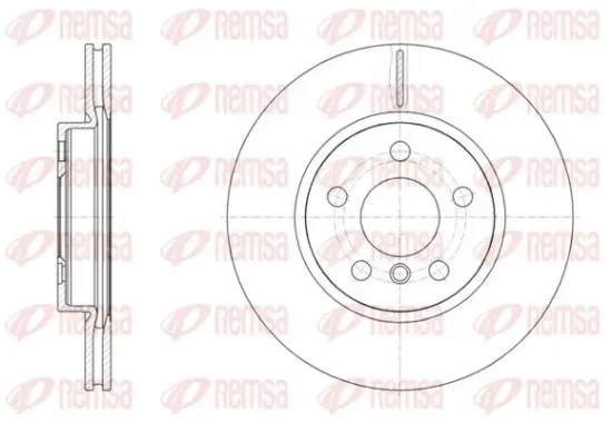 Bremsscheibe Vorderachse KAWE 61545 10 Bild Bremsscheibe Vorderachse KAWE 61545 10
