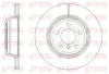 Bremsscheibe Hinterachse KAWE 61547 10