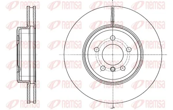 Bremsscheibe Vorderachse KAWE 61549 10
