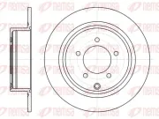 Bremsscheibe Hinterachse KAWE 61554 00