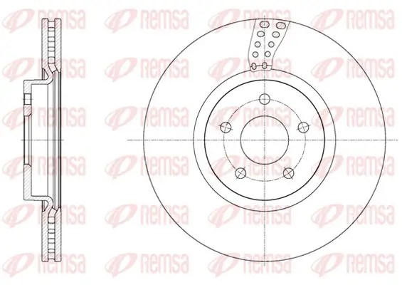 Bremsscheibe Vorderachse KAWE 61561 10