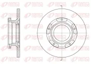 Bremsscheibe Hinterachse KAWE 61564 00