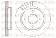 Bremsscheibe Hinterachse KAWE 6160 10