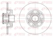 Bremsscheibe Hinterachse KAWE 61626 20