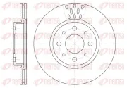 Bremsscheibe Vorderachse KAWE 6189 10