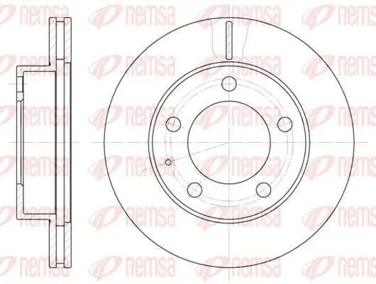 Bremsscheibe Vorderachse KAWE 6203 10