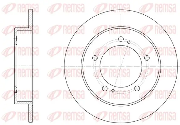 Bremsscheibe Vorderachse KAWE 6331 00