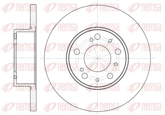 Bremsscheibe Vorderachse KAWE 6334 00