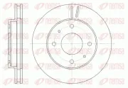 Bremsscheibe Vorderachse KAWE 6394 10