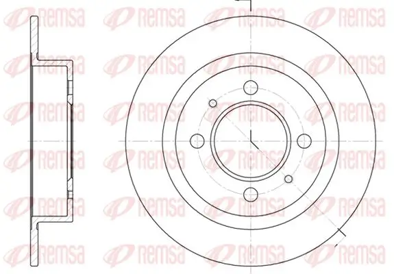 Bremsscheibe Vorderachse KAWE 6424 00