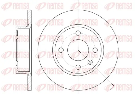 Bremsscheibe Vorderachse KAWE 6425 00