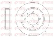 Bremsscheibe Hinterachse KAWE 6447 00