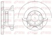 Bremsscheibe Vorderachse KAWE 6500 00