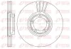 Bremsscheibe Vorderachse KAWE 6518 10