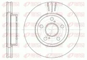 Bremsscheibe Vorderachse KAWE 6540 10