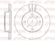 Bremsscheibe Vorderachse KAWE 6557 10