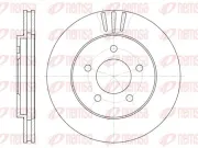 Bremsscheibe Vorderachse KAWE 6564 10