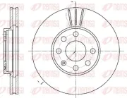 Bremsscheibe Vorderachse KAWE 6572 10