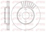 Bremsscheibe Vorderachse KAWE 6575 10