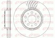 Bremsscheibe Vorderachse KAWE 6591 10
