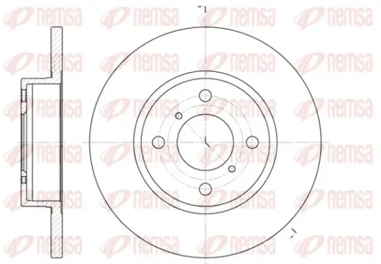 Bremsscheibe Vorderachse KAWE 6621 00 Bild Bremsscheibe Vorderachse KAWE 6621 00
