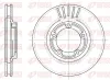 Bremsscheibe Vorderachse KAWE 6636 10
