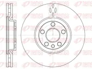 Bremsscheibe Vorderachse KAWE 6658 10
