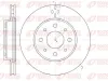 Bremsscheibe Vorderachse KAWE 6745 10