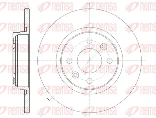 Bremsscheibe Vorderachse KAWE 6809 00