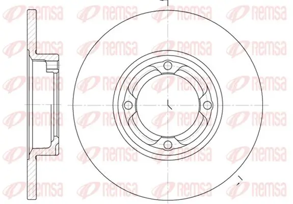 Bremsscheibe Vorderachse KAWE 6832 00
