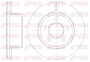 Bremsscheibe Vorderachse KAWE 6886 10