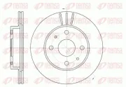 Bremsscheibe Vorderachse KAWE 6954 10