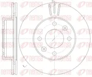 Bremsscheibe Vorderachse KAWE 6990 10