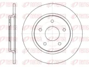 Bremsscheibe Hinterachse KAWE 61394 00