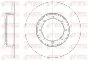 Bremsscheibe Hinterachse KAWE 61476 00