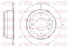 Bremsscheibe Hinterachse KAWE 61397 10