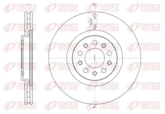 Bremsscheibe Vorderachse KAWE 61429 10 Bild Bremsscheibe Vorderachse KAWE 61429 10