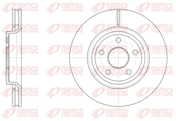 Bremsscheibe Vorderachse KAWE 61512 10
