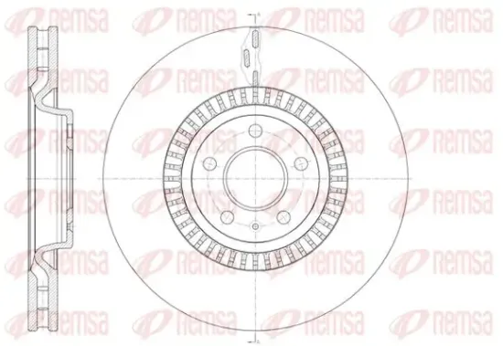 Bremsscheibe Vorderachse KAWE 61446 10 Bild Bremsscheibe Vorderachse KAWE 61446 10