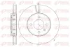 Bremsscheibe Vorderachse KAWE 61484 10