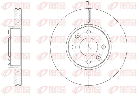 Bremsscheibe Vorderachse KAWE 61474 10