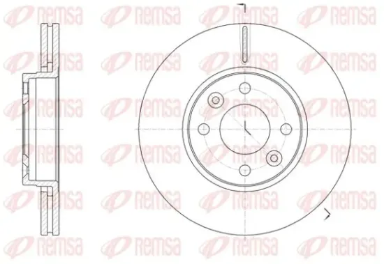 Bremsscheibe Vorderachse KAWE 61474 10 Bild Bremsscheibe Vorderachse KAWE 61474 10